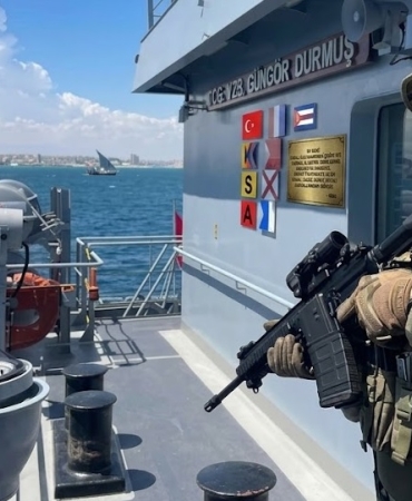 Çağrı Bey Sondaj Gemisine Tam Koruma