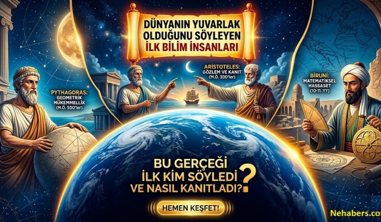 Dünyanın yuvarlak olduğunu söyleyen ilk Bilim insanları kimler