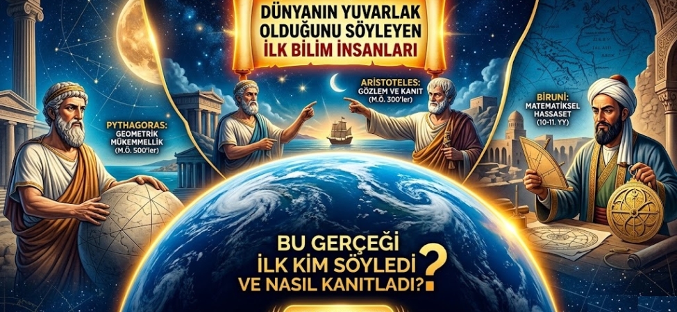 Dünyanın yuvarlak olduğunu söyleyen ilk Bilim insanları kimler