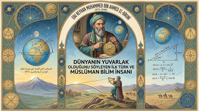 Dünyanın yuvarlak olduğunu söyleyen ilk Türk ve Müslüman Bilim İnsanı