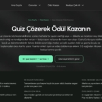 CashyGo quiz görevleri sayfası ekran görüntüsü