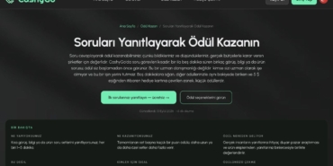 CashyGo kısa soru görevleri sayfası ekran görüntüsü